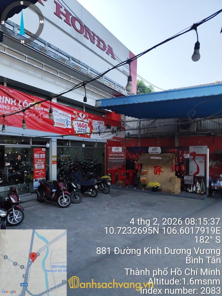 HEAD Nhứt Thành - đại lý Honda tại An Lạc TPHCM