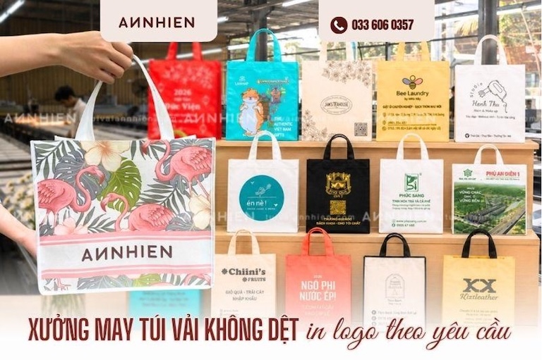 Túi Vải An Nhiên - Xưởng may túi vải không dệt in logo theo yêu cầu