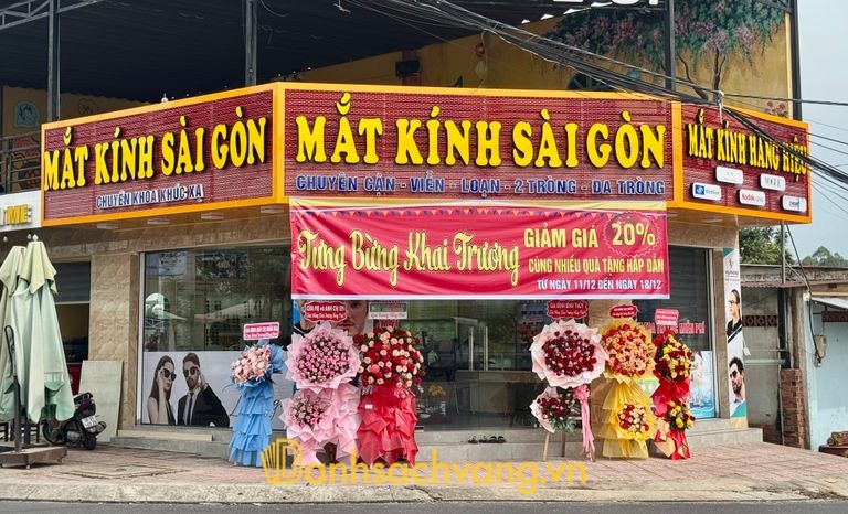 Mắt Kính Sài Gòn - cửa hàng đo mắt cắt kính cận tại An Phước Đồng Nai
