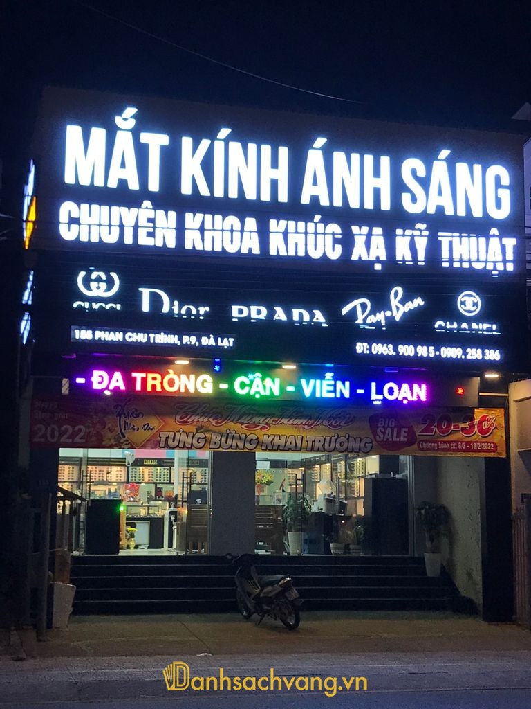 Mắt Kính Ánh Sáng Đà Lạt - tiệm đo mắt và cắt kính cận Phan Chu Trinh Lâm Đồng