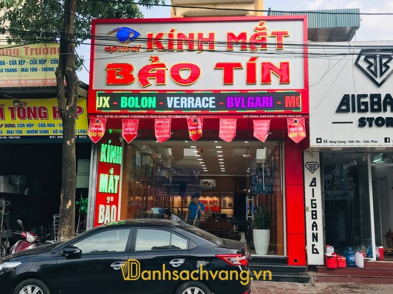 Kính Mắt Bảo Tín - cửa hàng kính mắt tại đường Hùng Vương Vĩnh Yên