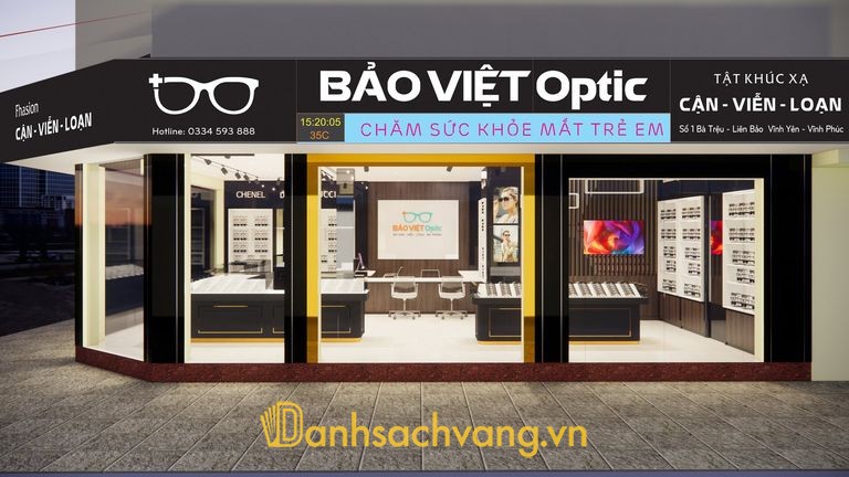 Kính Mắt Bảo Việt Optic - địa chỉ cắt kính cận ở Phú Thọ