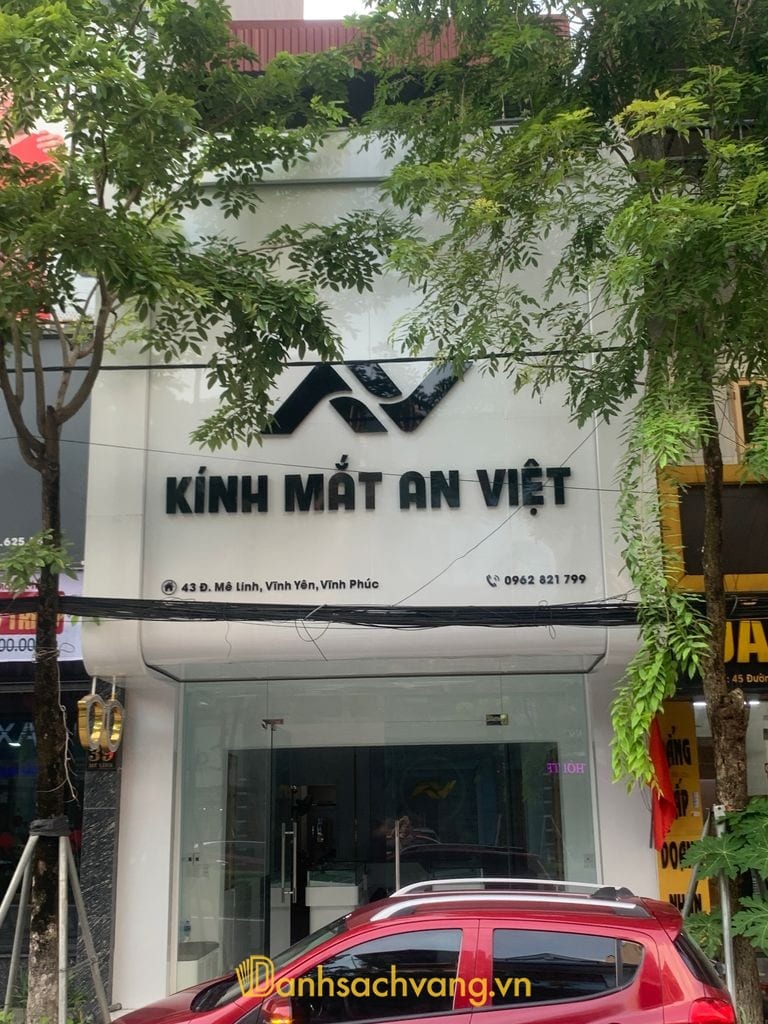 Kính Mắt An Việt - cửa hàng đo mắt và cắt kính cận tại Vĩnh Phúc Phú Thọ