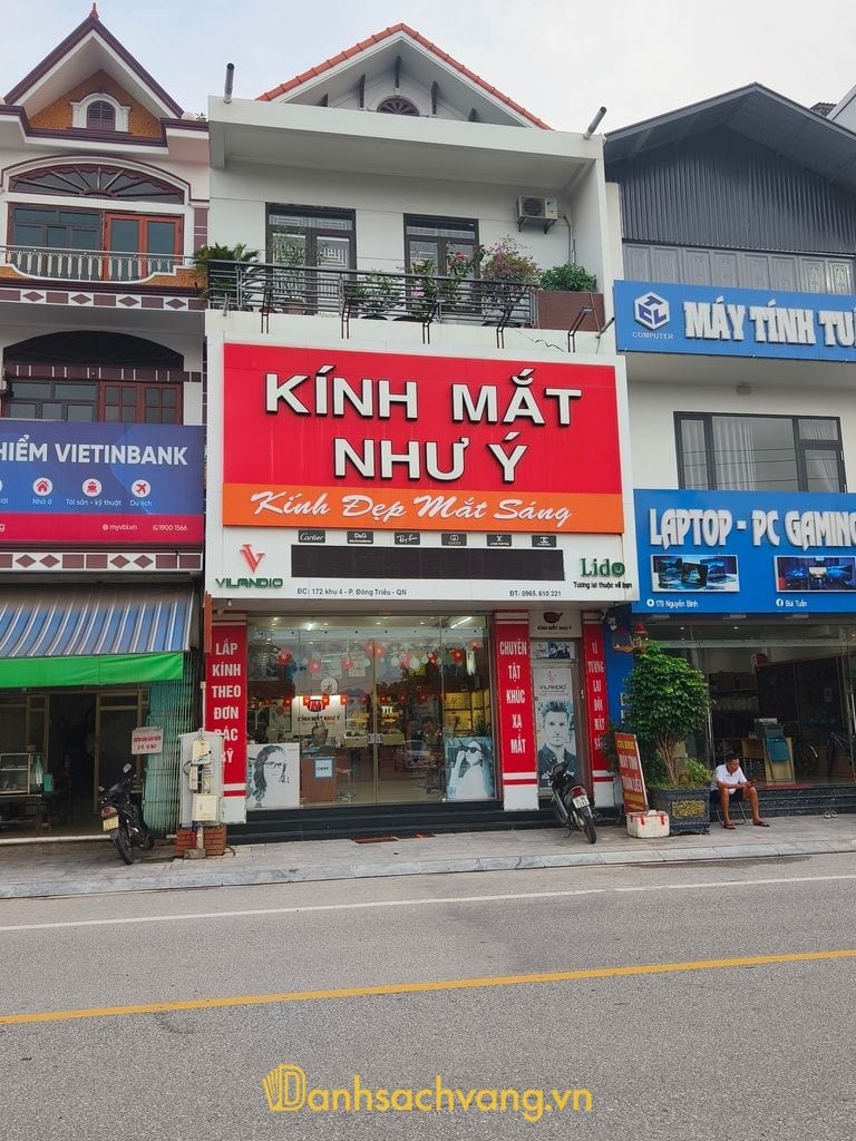 Kính Mắt Như Ý Đông Triều - cửa hàng đo mắt cắt kính cận ở Quảng Ninh