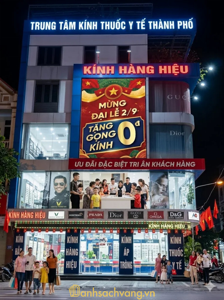 Trung Tâm Kính Thuốc Thành Phố - địa chỉ cắt kính cận ở Thanh Hóa