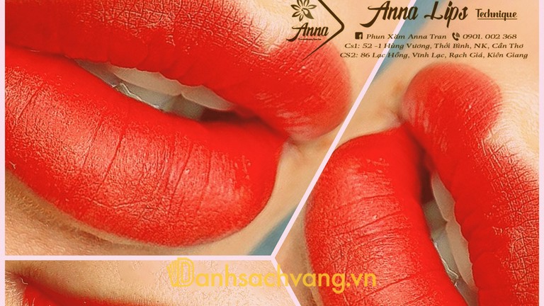 Anna Tran Cần Thơ - phun xăm chân mày môi mí