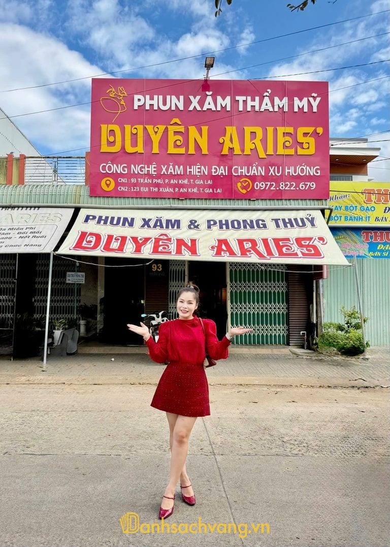 Phun Xăm Thẩm Mỹ Duyên Aries tại An Khê Gia Lai