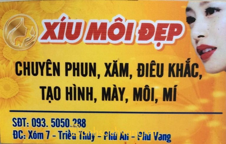 Xíu Môi Đẹp - phun xăm thẩm mỹ tại Huế