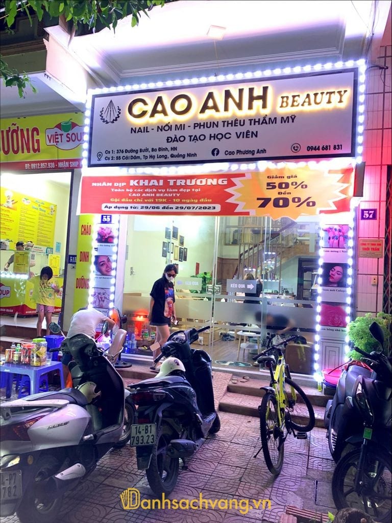 CAOANH BEAUTY SPA phun xăm thẩm mỹ tại Bãi Cháy Quảng Ninh