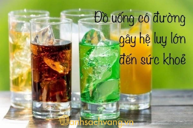 Đồ uống có đường gây tăng cân, béo phì