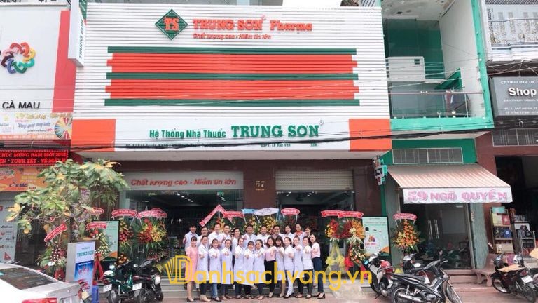 Nhà Thuốc Trung Sơn tại 93 Trần Hưng Đạo Cà Mau