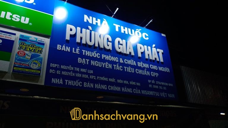Nhà thuốc Phùng Gia Phát tại Trấn Biên Đồng Nai
