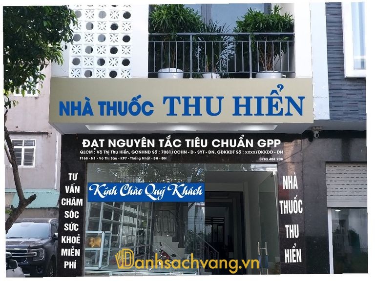 Nhà thuốc Thu Hiển tại Võ Thị Sáu Đồng Nai