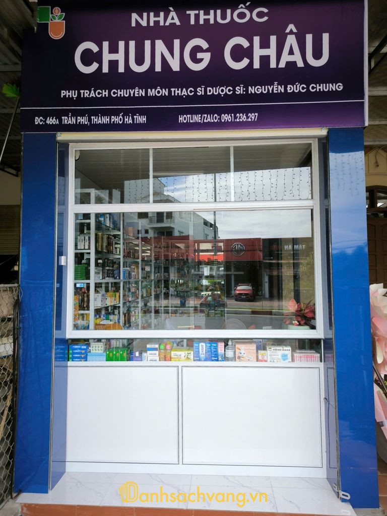 Nhà thuốc Chung Châu tại Hà Tĩnh