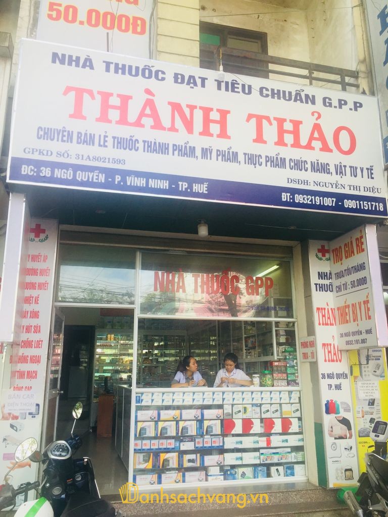 Nhà thuốc Thành Thảo tại đường Ngô Quyền Huế