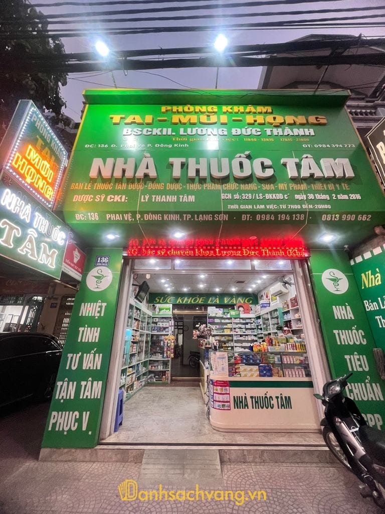 Nhà thuốc Tâm tại Đông Kinh Lạng Sơn
