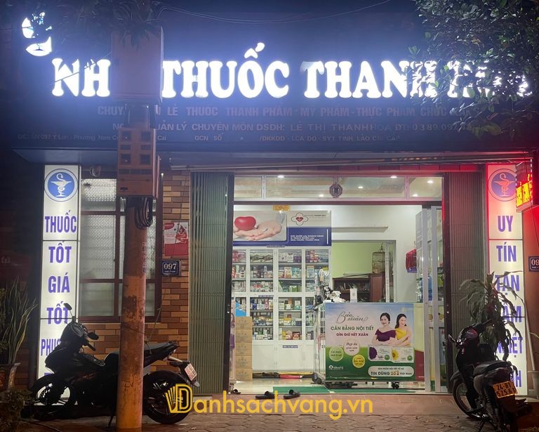 Nhà Thuốc Thanh Hoa trên đường Ỷ Lan Lào Cai