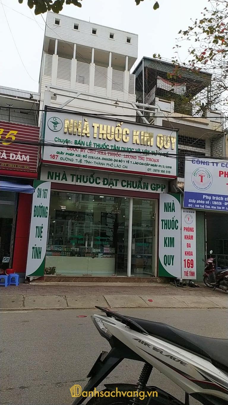 Nhà Thuốc Kim Quy tại 167 Tuệ Tĩnh Lào Cai