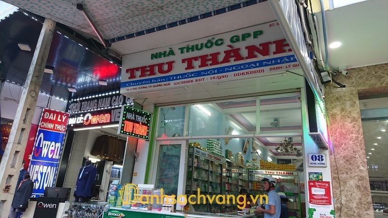 Nhà Thuốc Thu Thành - hiệu thuốc tây Quảng Ngãi