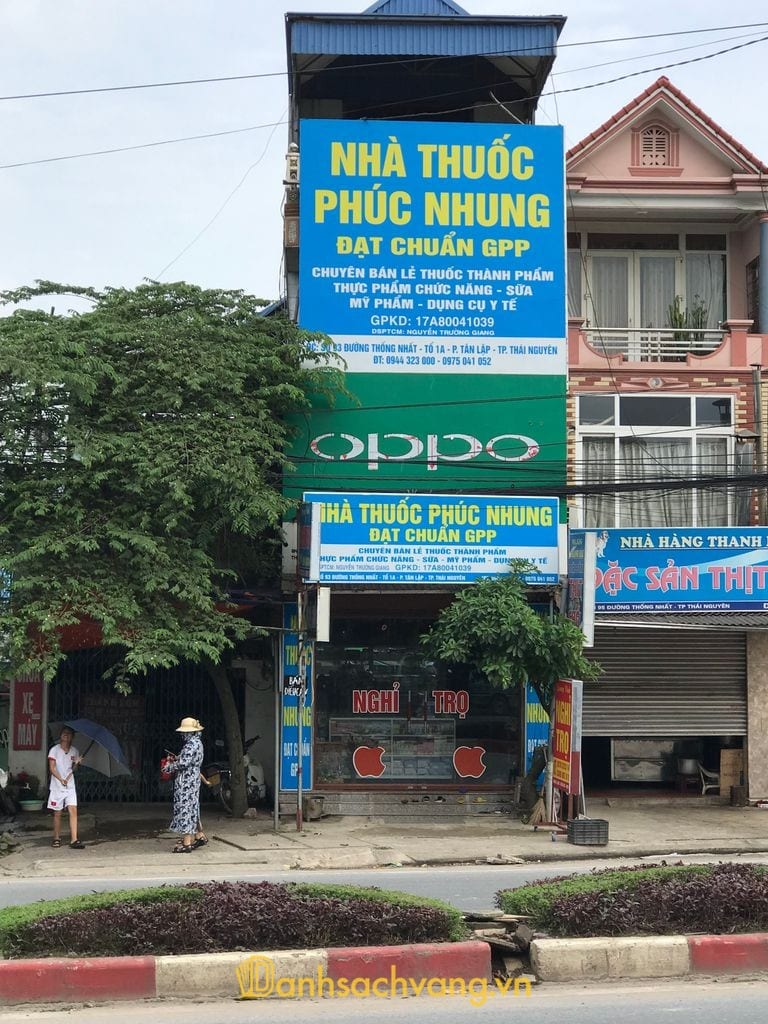 Nhà Thuốc Phúc Nhung - hiệu thuốc tây tại Thái Nguyên