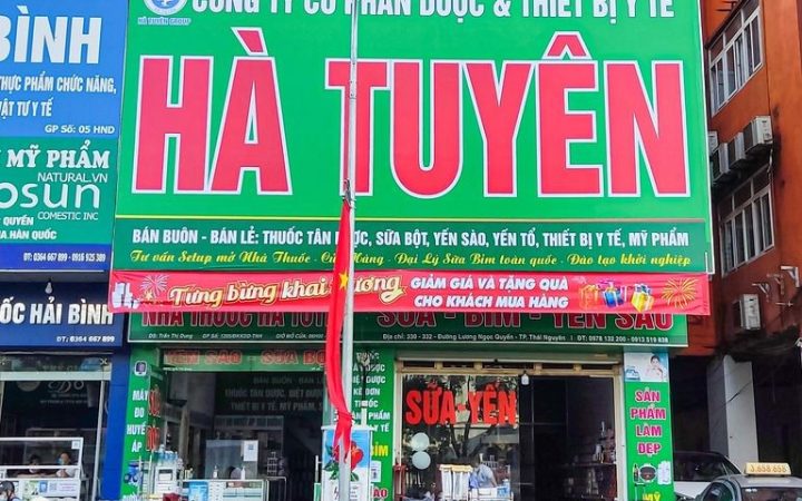 9 Hiệu thuốc tây ở Thái Nguyên lớn và chất lượng