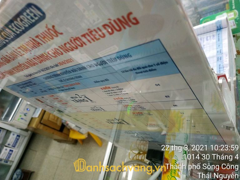 Nhà Thuốc Thuý Ngọc đối diện Bệnh viện C tại Thái Nguyên