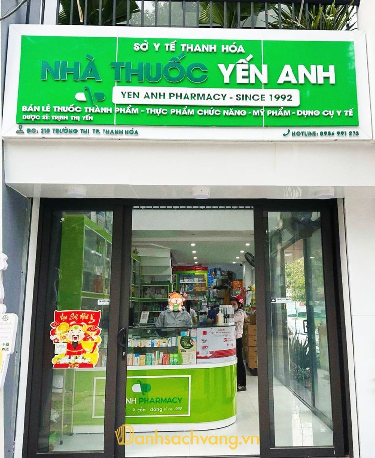 Nhà thuốc Yến Anh tại Thanh Hóa