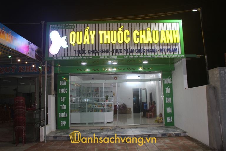 Quầy thuốc Châu Anh tại Hoằng Tiến Thanh Hóa