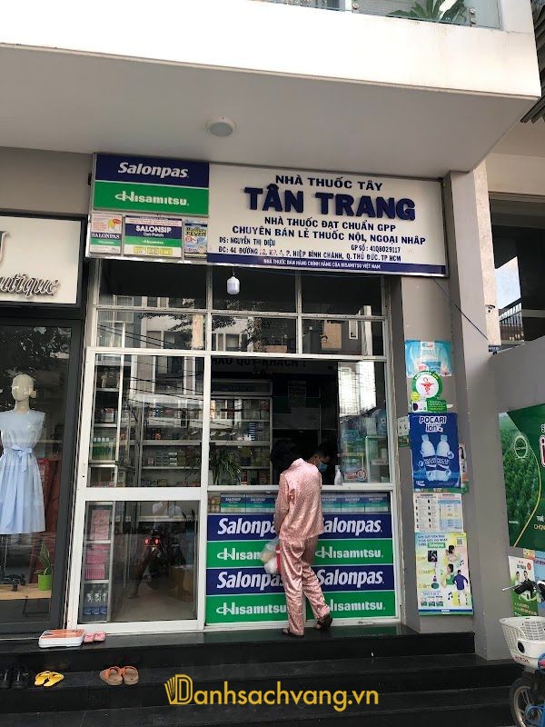 Nhà thuốc tây Tân Trang - hiệu thuốc tây ở TPHCM