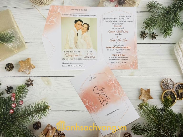 Thiệp cưới Happy Time tại Võ Cường Bắc Ninh
