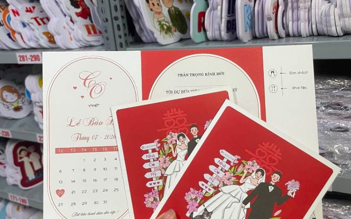 6 Địa chỉ in thiệp cưới ở Bắc Ninh thiết kế theo yêu cầu, giá tốt
