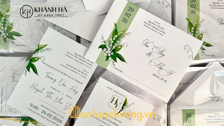 Thiệp Cưới Khánh - cửa hàng in thiệp cưới tại Cần Thơ