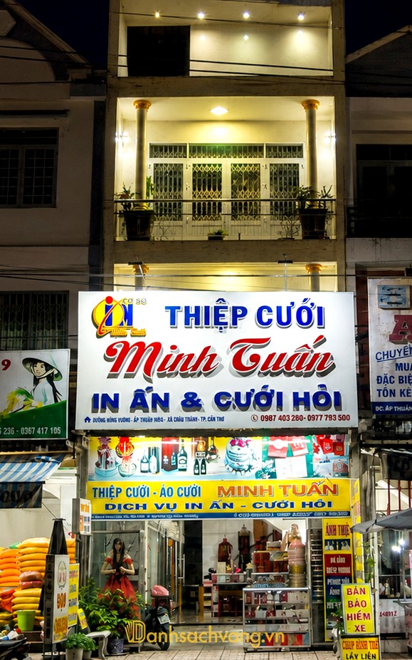 Thiệp Cưới Áo Cưới Minh Tuấn Ngã 6 tại Cần Thơ