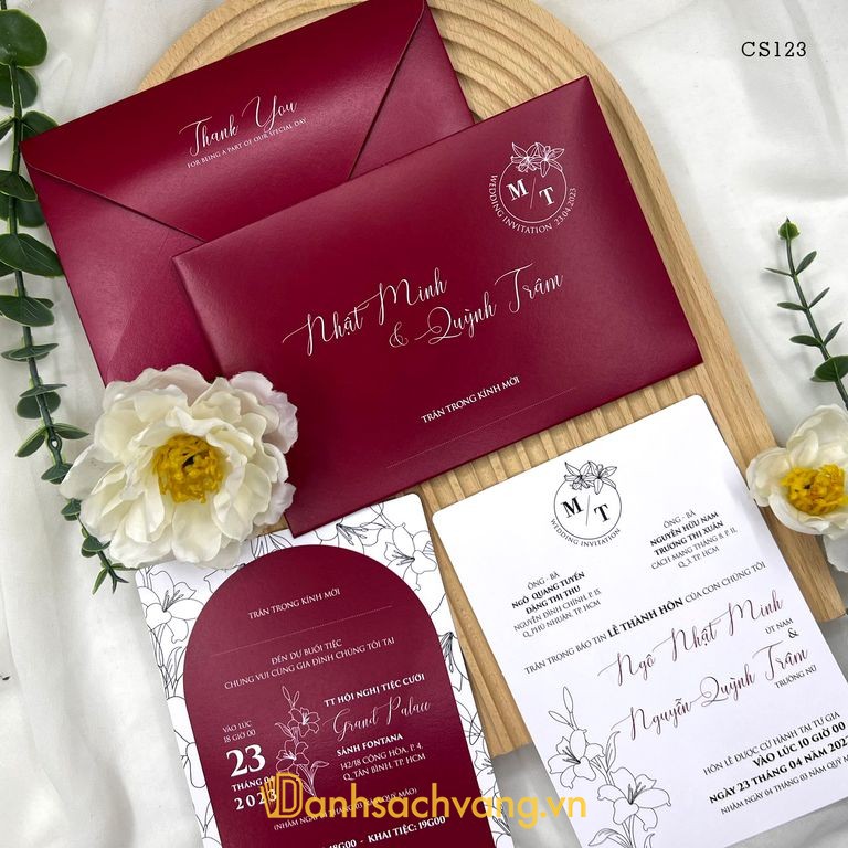 Thiệp Cưới GIÁ TỐT - in thiệp cưới đẹp tại Cần Thơ