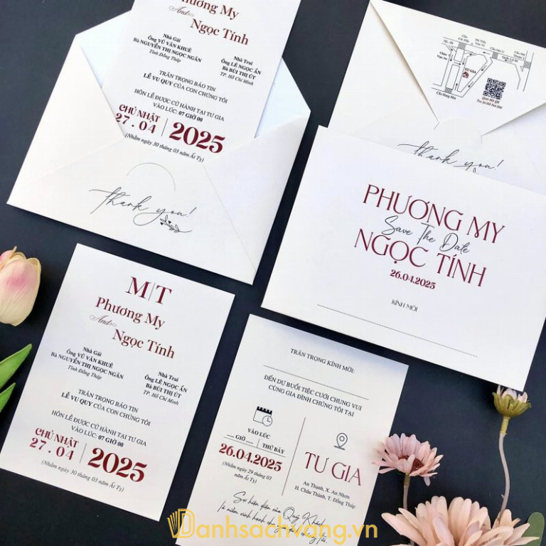 Thiệp Cưới Hồng Hạnh – 50 Đường 30 Tháng 4, Mỹ Phước Tây