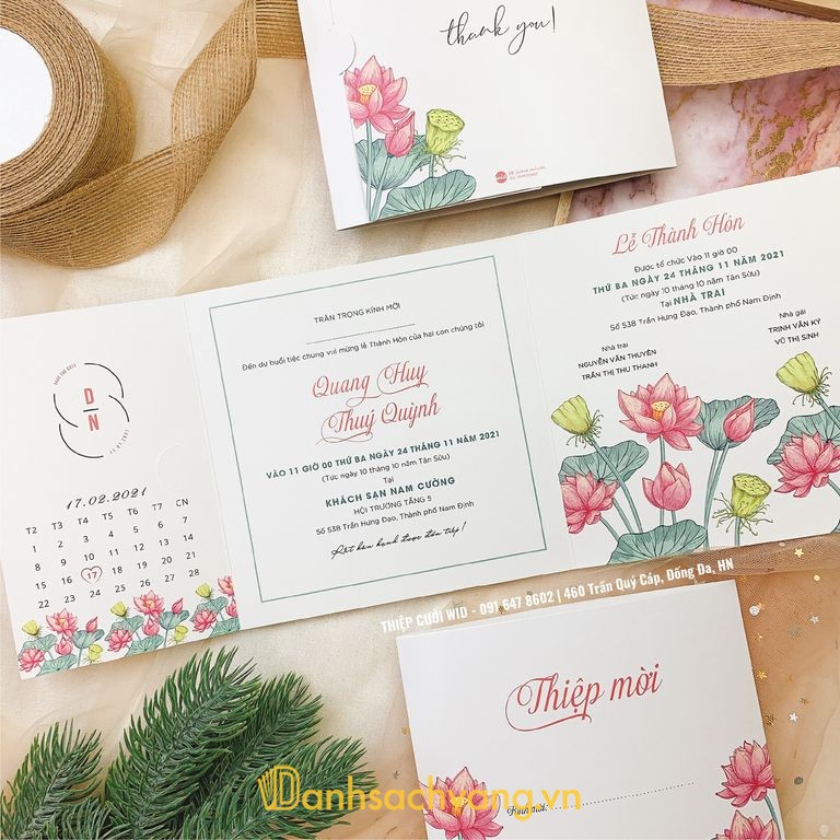 Thiệp cưới WID - thiết kế in thiệp cưới Hà Nội