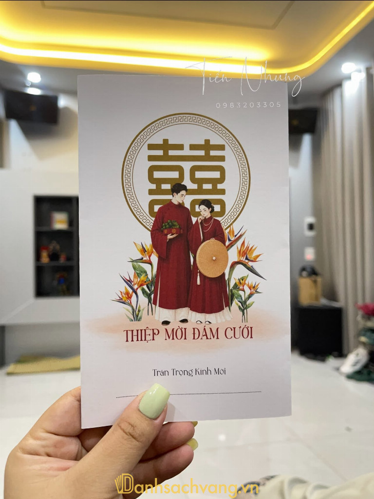 Thiệp cưới Tiến Nhung cơ sở 2 – 217 Thanh Bình, Thiên Trường