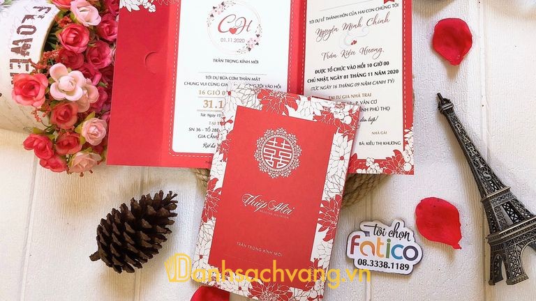 Fatico - Xưởng in ấn thiết kế theo yêu cầu tại Việt Trì, Phú Thọ
