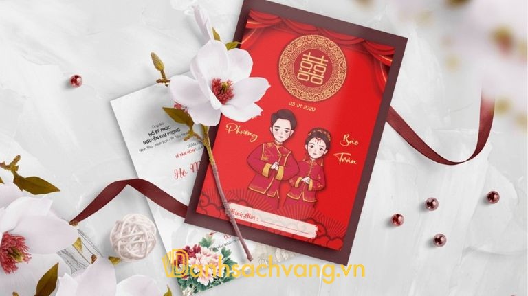 Thiệp cưới Buvary19 - In thiệp cưới đẹp tại Tây Ninh