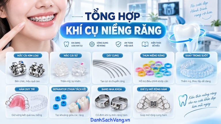 Khí cụ niềng răng