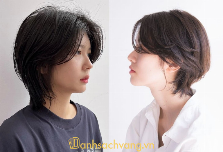 Tóc tém nữ mặt dài