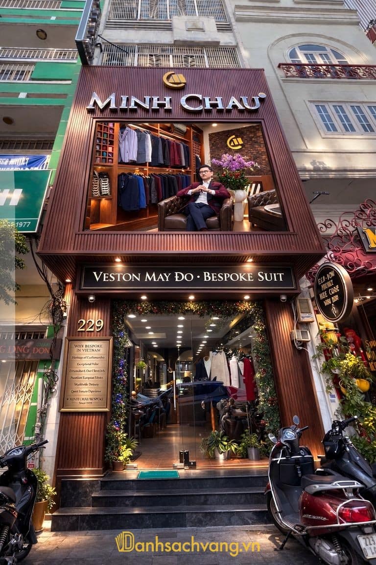 Minh Chau Tailor - May vest nam theo số đo tại TPHCM