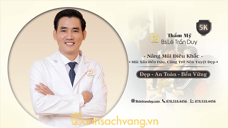 Nâng mũi TPHCM thẩm mỹ galaxy bác sĩ lê trần duy