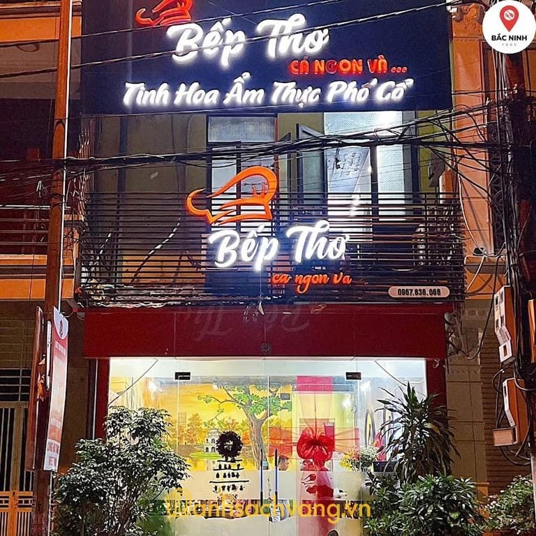 Nhà hàng Bếp Thơ - địa chỉ ăn ngon tại Bắc Ninh