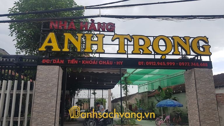 Nhà hàng Anh Trọng Hải sản tại Hưng Yên