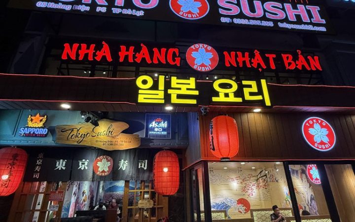 3 Nhà hàng Nhật tại Lâm Đồng chuẩn vị, không gian đẹp