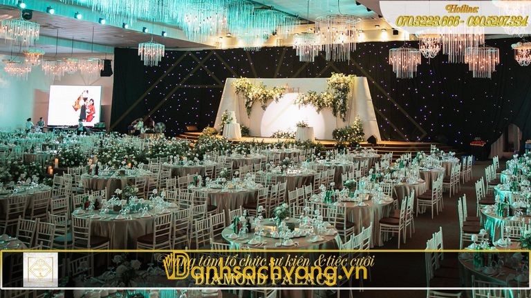 Diamond Palace Hạ Long - Sảnh tổ chức tiệc cưới sang trọng tại Bãi Cháy