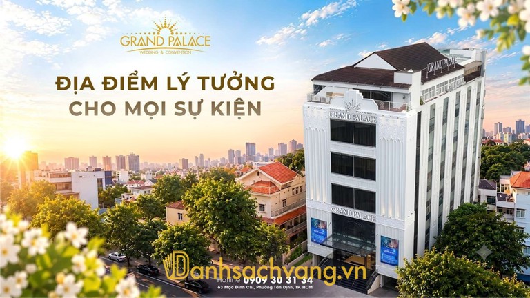 Grand Palace - trung tâm hội nghị tiệc cưới sang trọng tại TPHCM