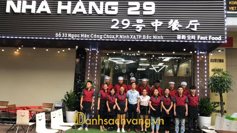 Nhà hàng 29 tại Bắc Ninh