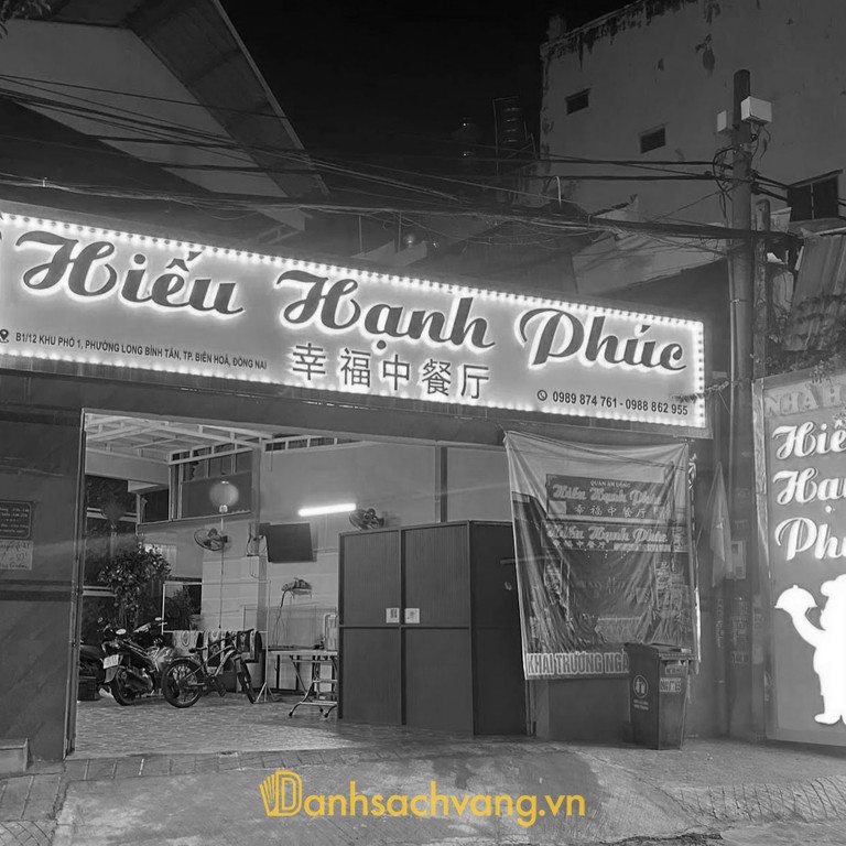 Nhà hàng Hiếu Hạnh Phúc tại Long Hưng Đồng Nai